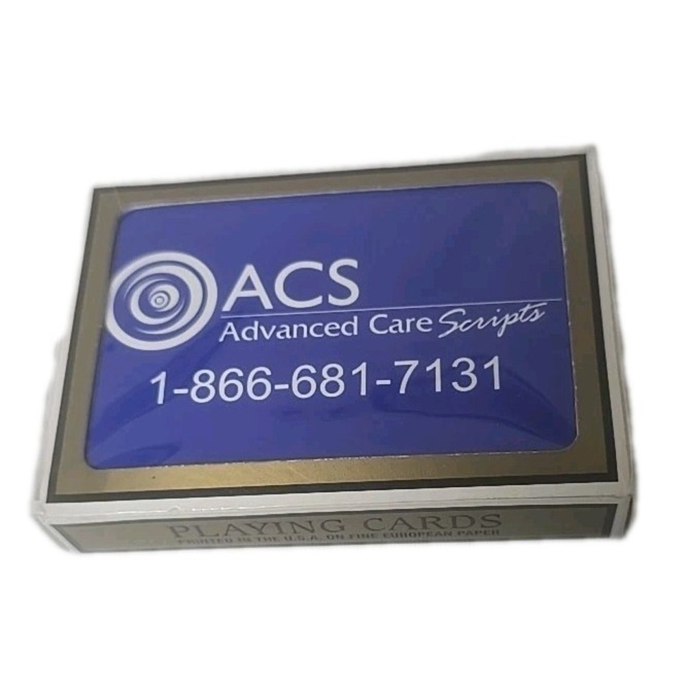 Promotional Gemaco Deck Playing Cards ACS Advanced Care Scripts